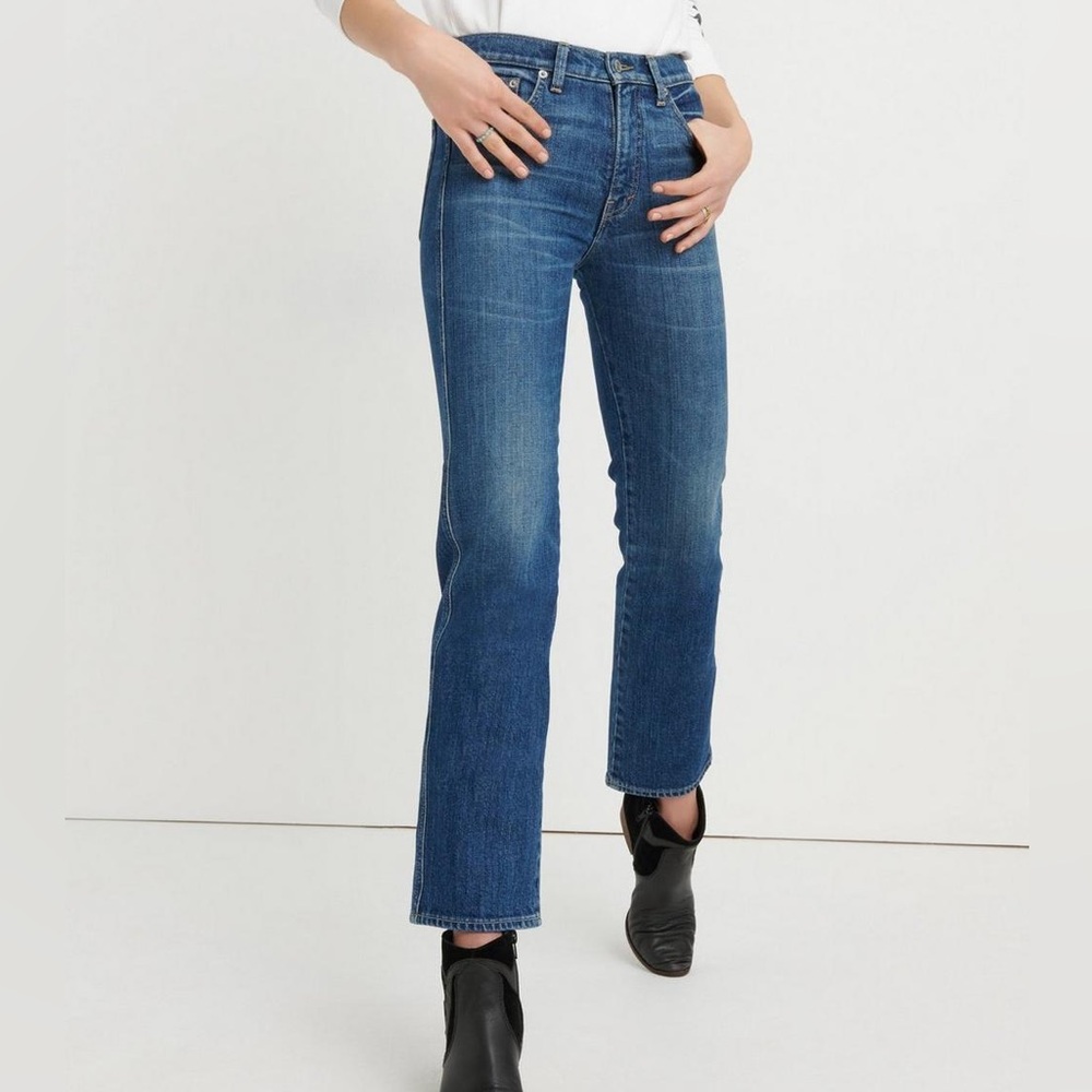 Lucky Brand Authentic Straight Crop Jeans